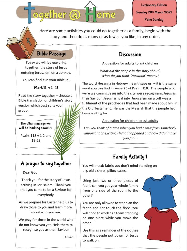 Children's Liturgy – The Parish of St Francis Xavier's